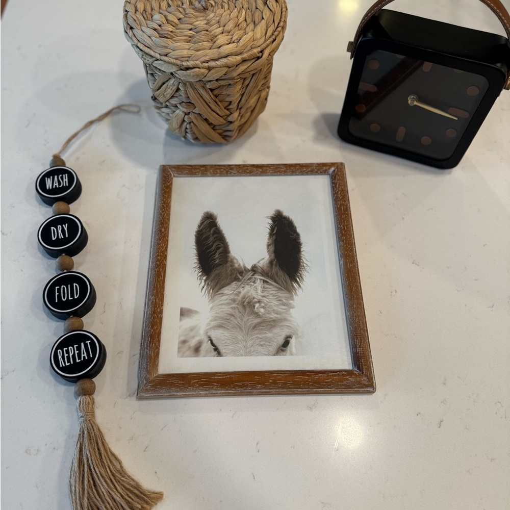 Miscellaneous neutral home decor lot